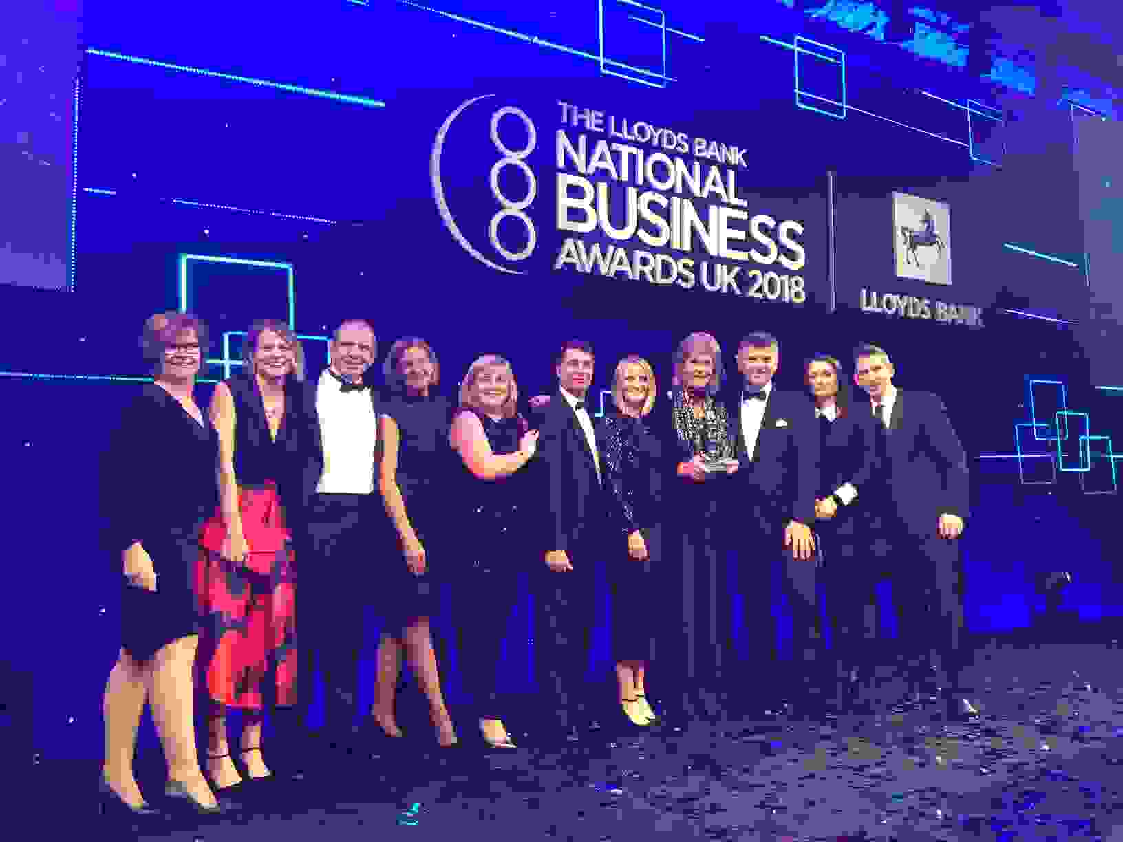 Margot Cooper, founder of Limbs & Things scoops the Lloyds Bank National Business Awards Entrepreneur of the Year 2018