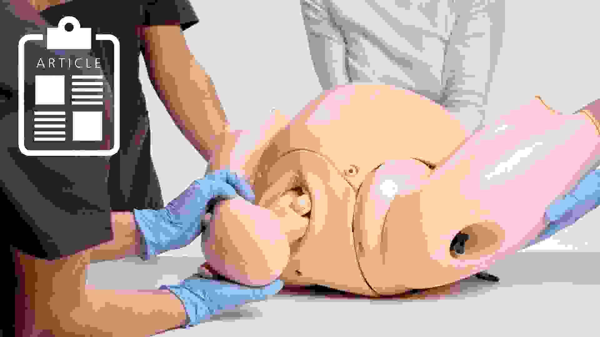 Supporting training for obstetric emergencies with the PROMPT Flex Range