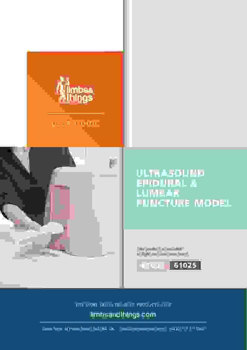 61002 61025 NEW Ultrasound Epidural&Lumbar Puncture Model UG V2 Web