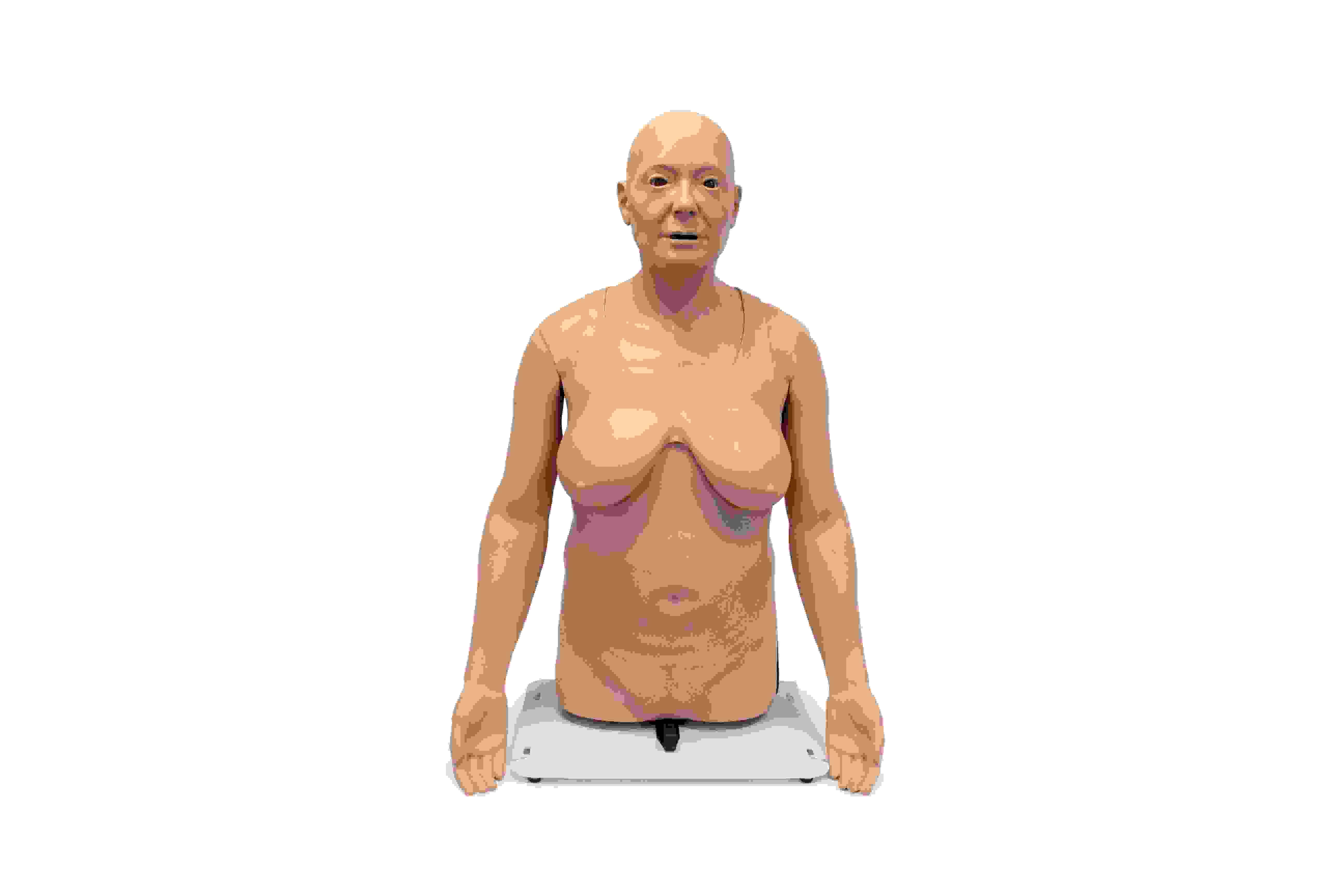 The CaRE trainer with the additional Breast Module for female examination