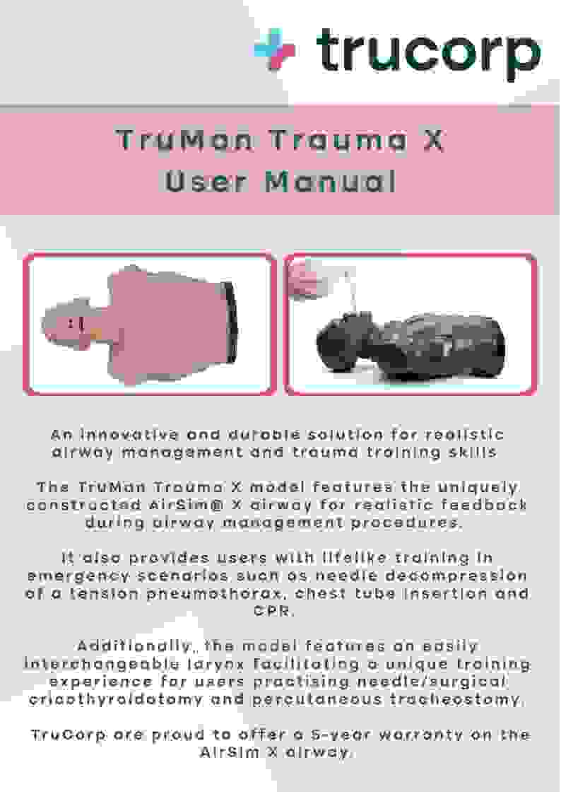 Truman Trauma X User Guide