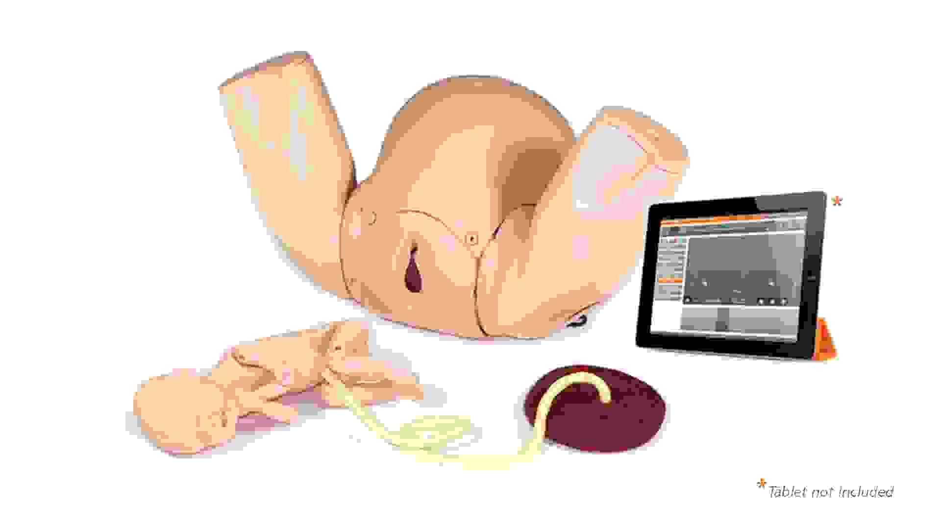 Advanced Birthing Simulator PROMPT Flex in light skin tone 