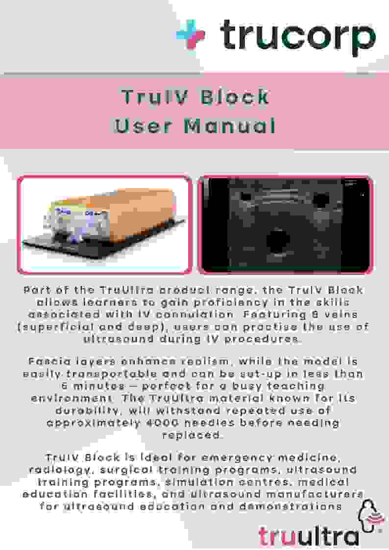 Truiv Block User Manual Trucorp