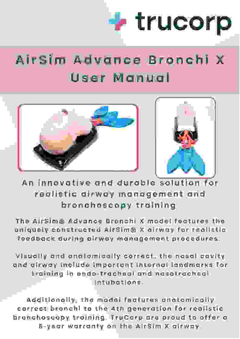 Airsim Advance Bronchi X User Manual Trucorp
